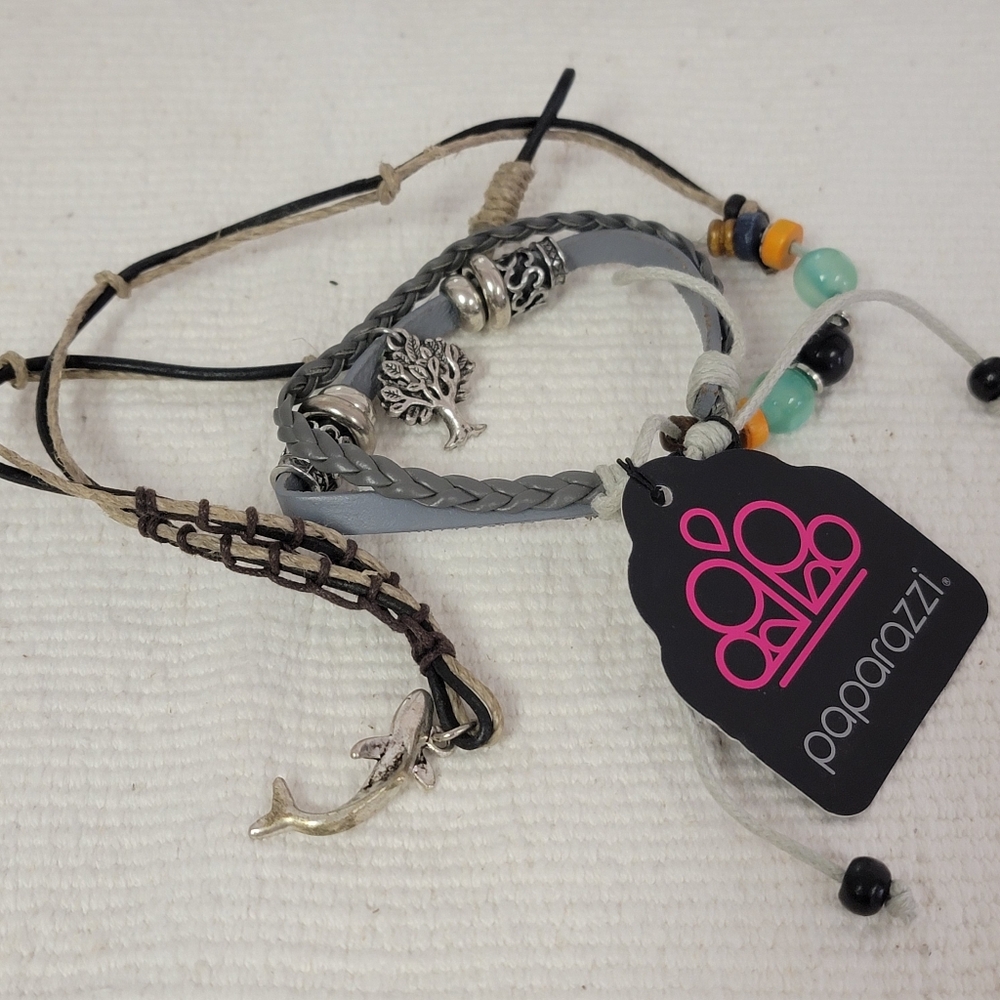 Leather & Cord Bracelets - Picture 5 of 6